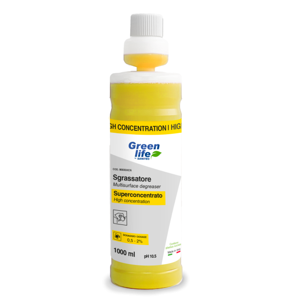 Highly concentrated degreaser